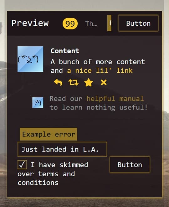 yellow star wars datapad mobile